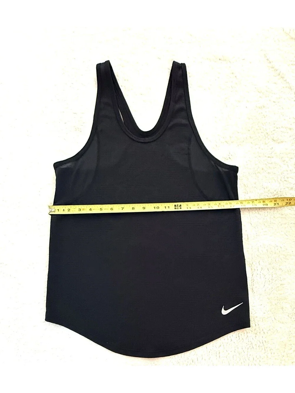 Nike Women’s 10K Jacquard Dri-FIT Running Tank Top Black Size M 891168-010